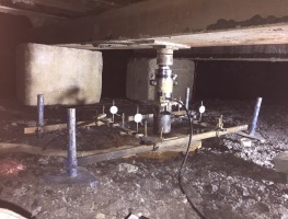 Plate Bearing Test by Concrete Block