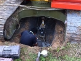Plate Bearing Test by Excavator       
