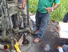 Installation of Vibrating Wire Piezometer     